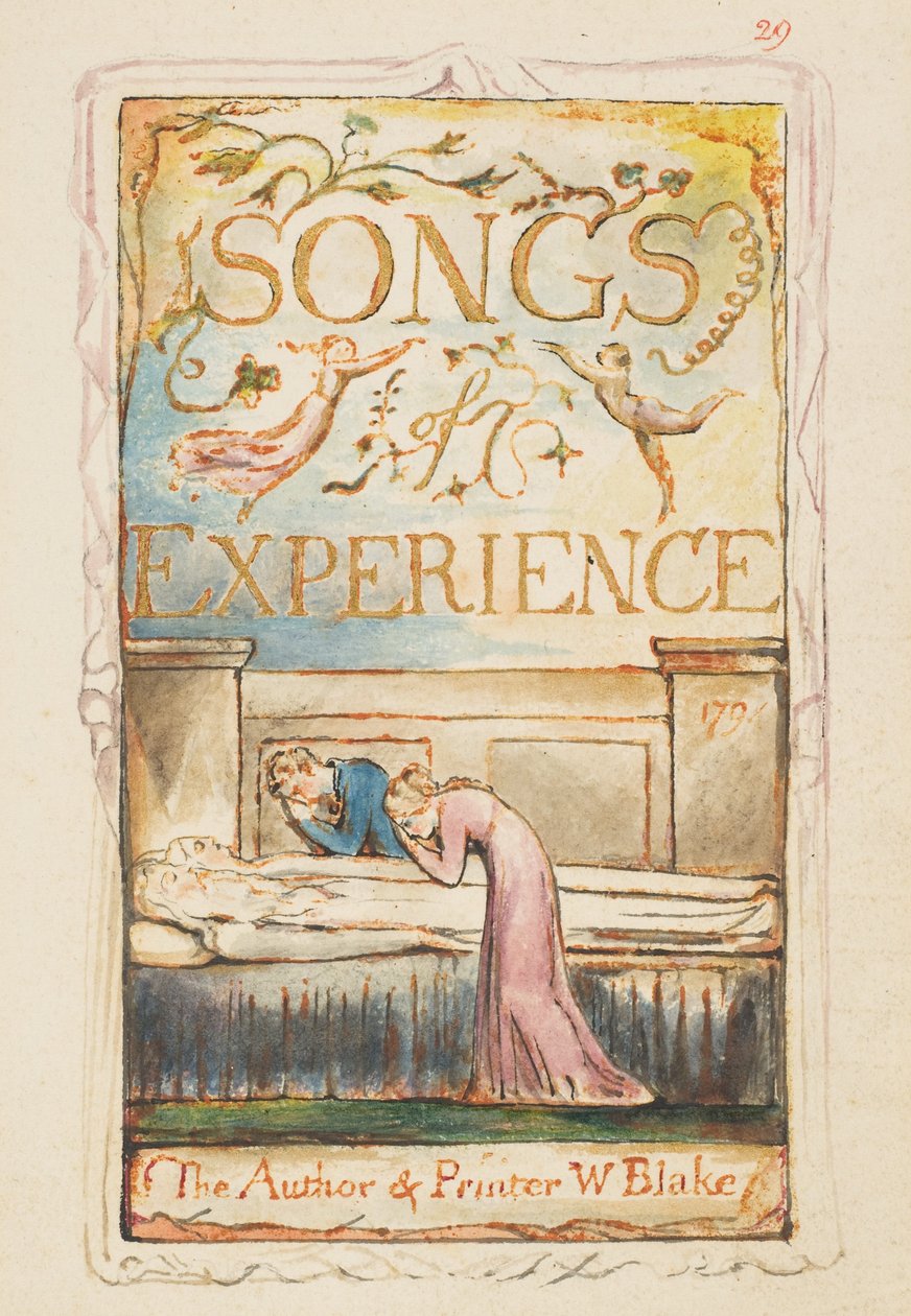 Songs of Experience: Tittelside, ca. 1825. av William Blake