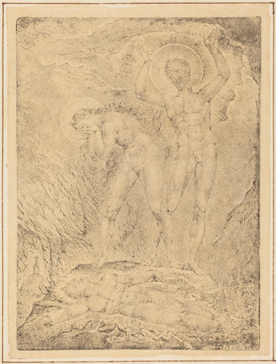 The Chaining of Orc av William Blake