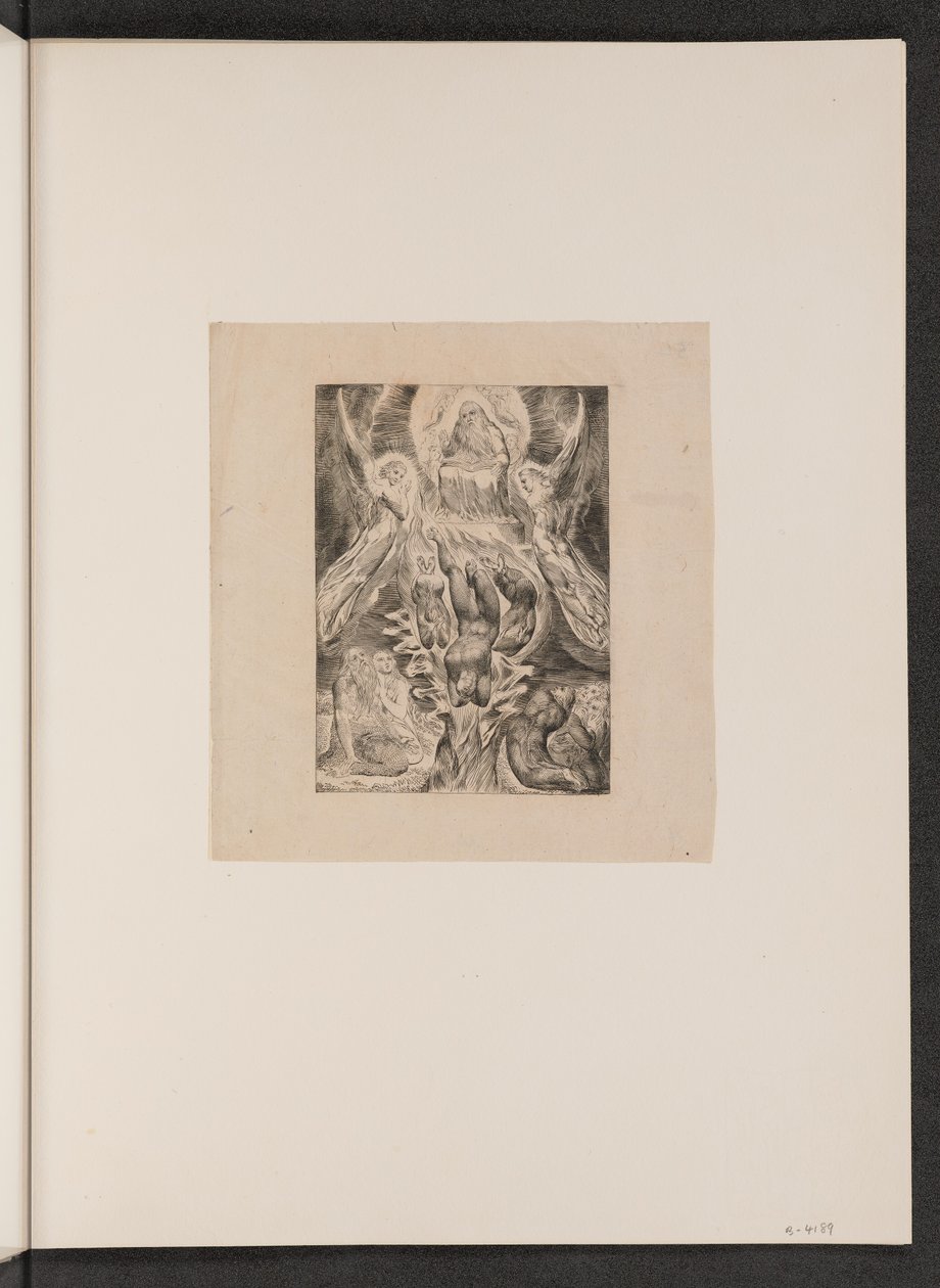 Satans fall av William Blake