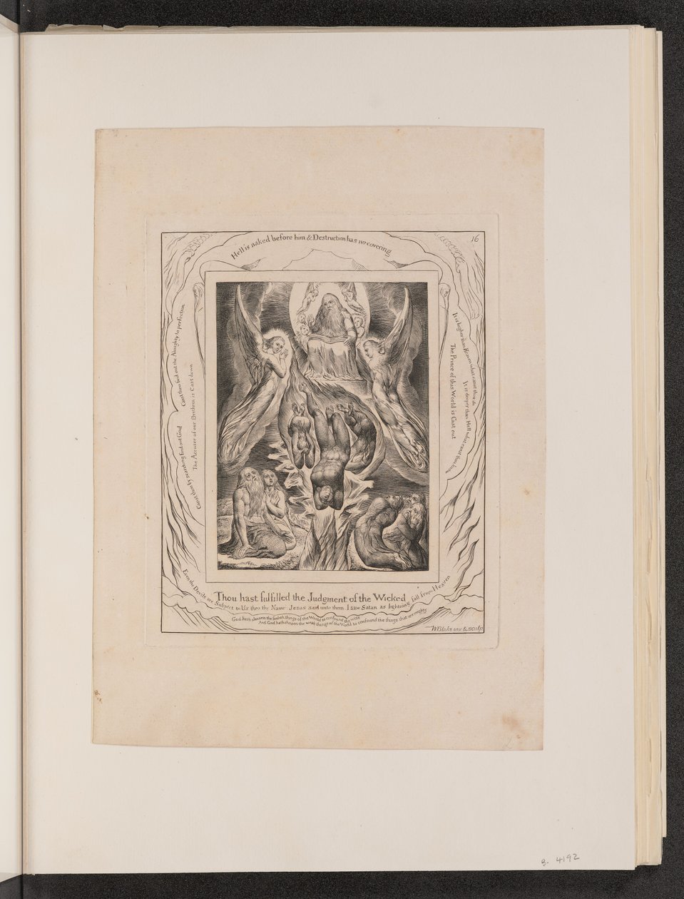 The Fall of Satan, 1825.    1136592   no       norwegian Successfully Translated  Original: The Oil Wells: Ye-an-nan-gyoung, watercolour No.18 from A Series of Views in Burmah taken during Major Phayre’s Mission to the Court of Ava in 1855 Translat: The Oi av William Blake