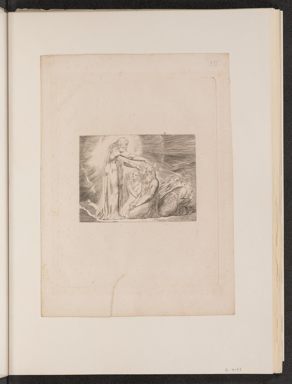 The Vision of Christ, 1825. av William Blake