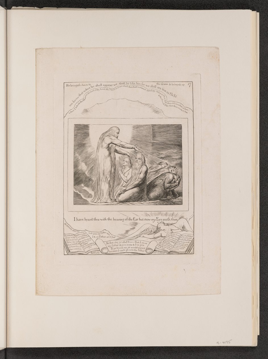 The Vision of Christ, 1825. av William Blake