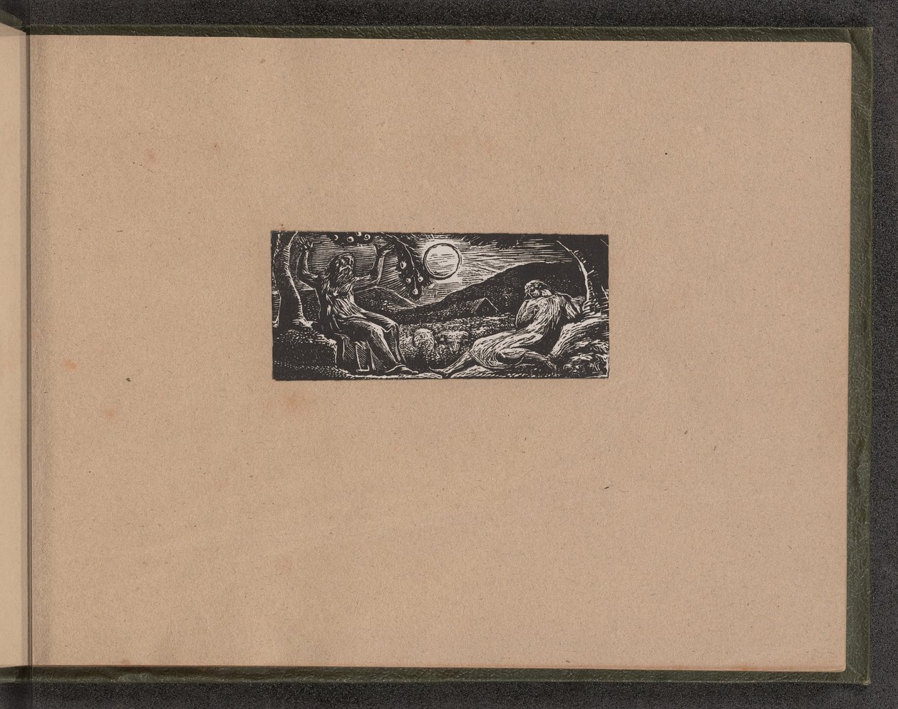 Thenot under Fruit Tree, 1821. av William Blake