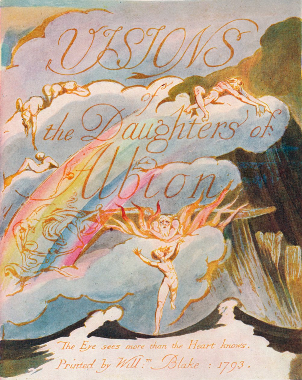 Visions of the Daughters of Albion, 1793 av William Blake