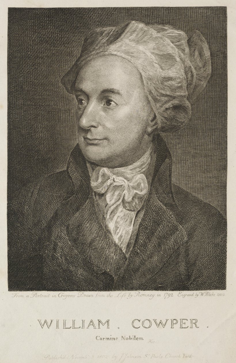 William Cowper, 1802. av William Blake