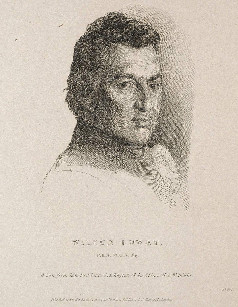 Wilson Lowry, 1825. av William Blake