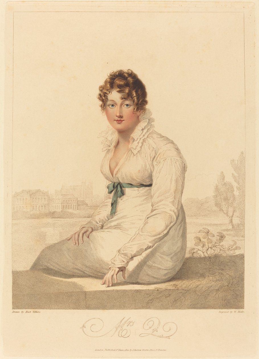 Fru Q. av William Blake after François Huet