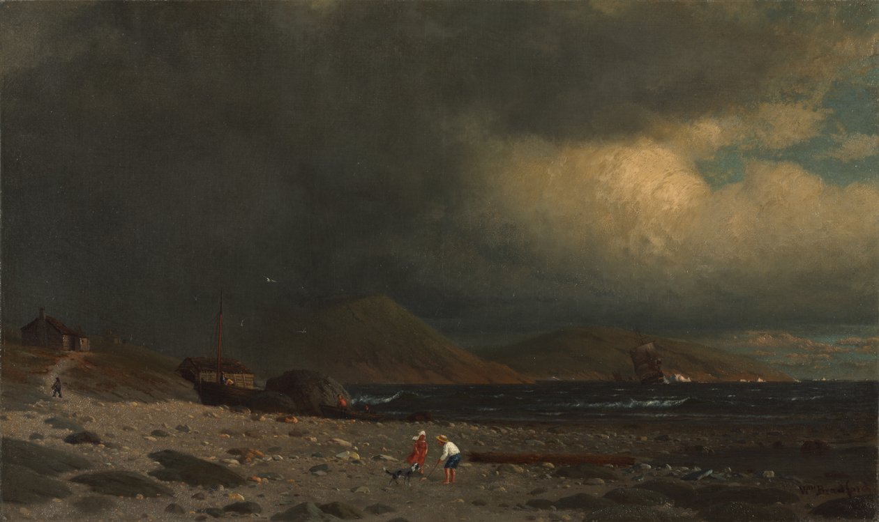 Labradorkysten, ca. 1860. av William Bradford