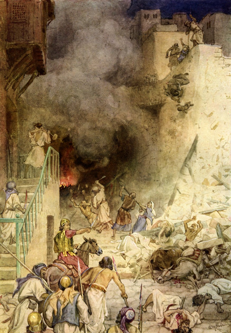 Jerikos ødeleggelse - Bibelen av William Brassey Hole