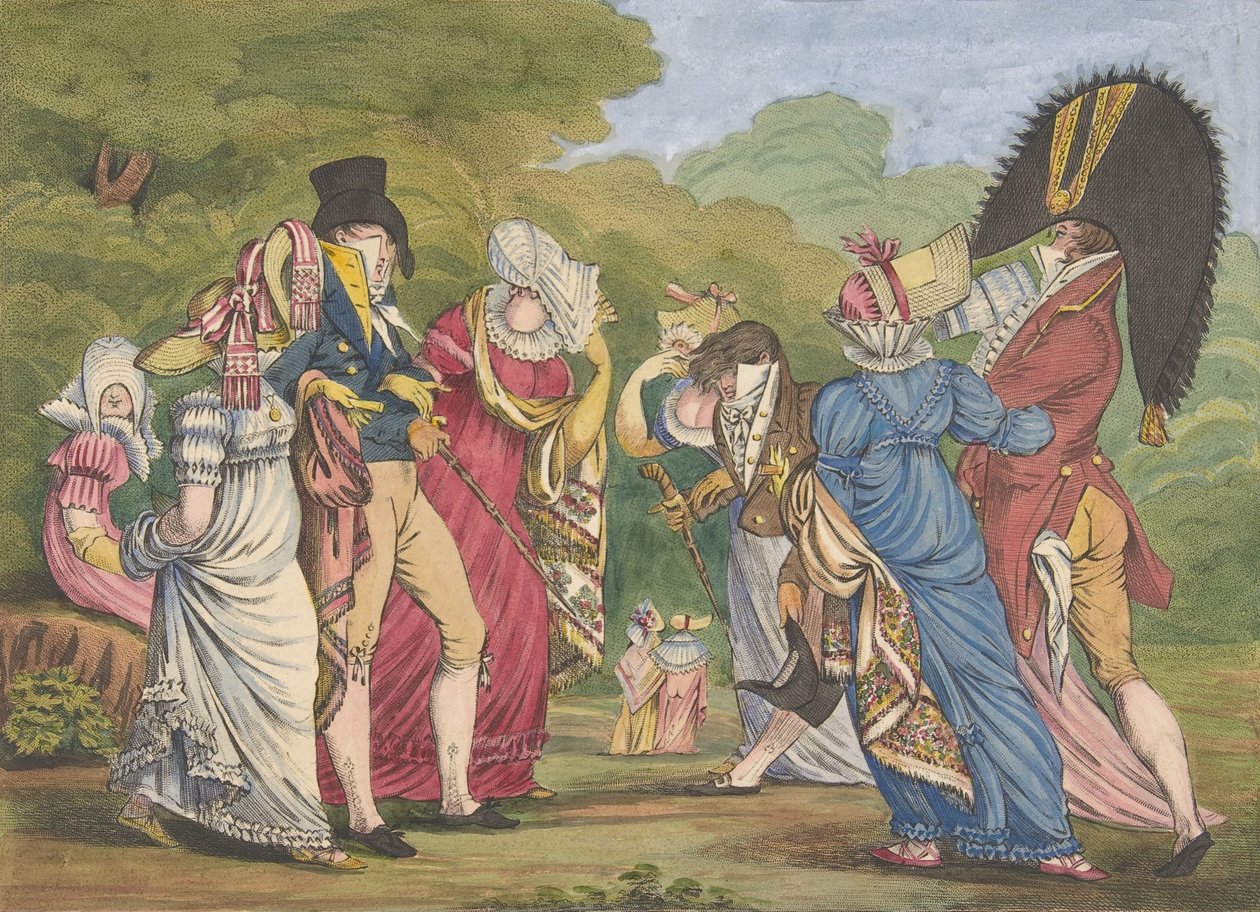 Les Invisibles The Invisible Ones, 1810. av William Brocas