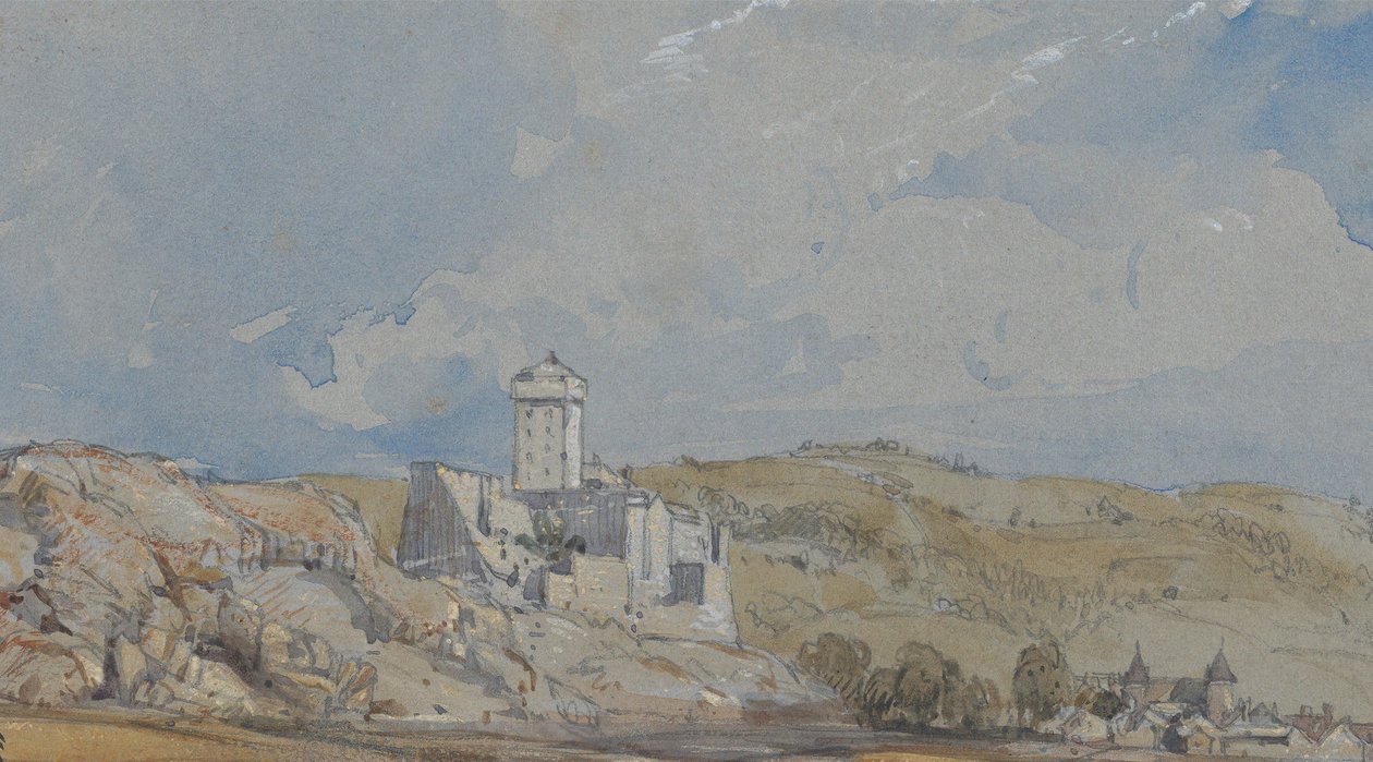 Lourdes slott, 11. juli 1836. av William Callow
