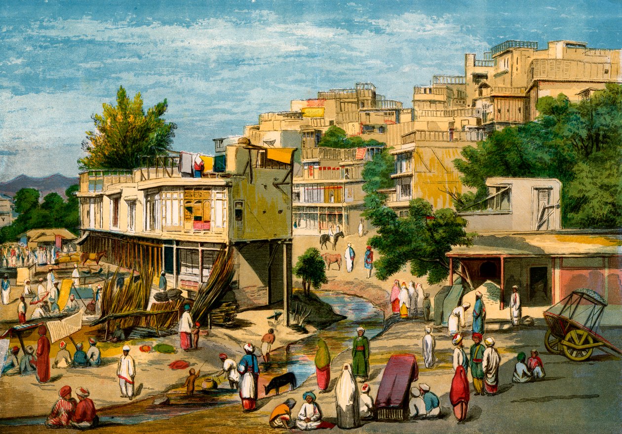 Peshawar, Pakistan, 1857. av William Carpenter