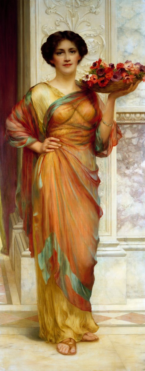 Kurven med anemoner av William Clark Wontner
