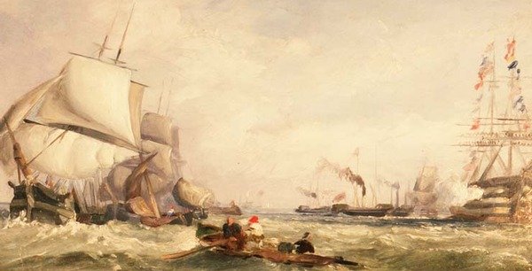Cowes Regatta (panel) av Clarkson Frederick Stanfield