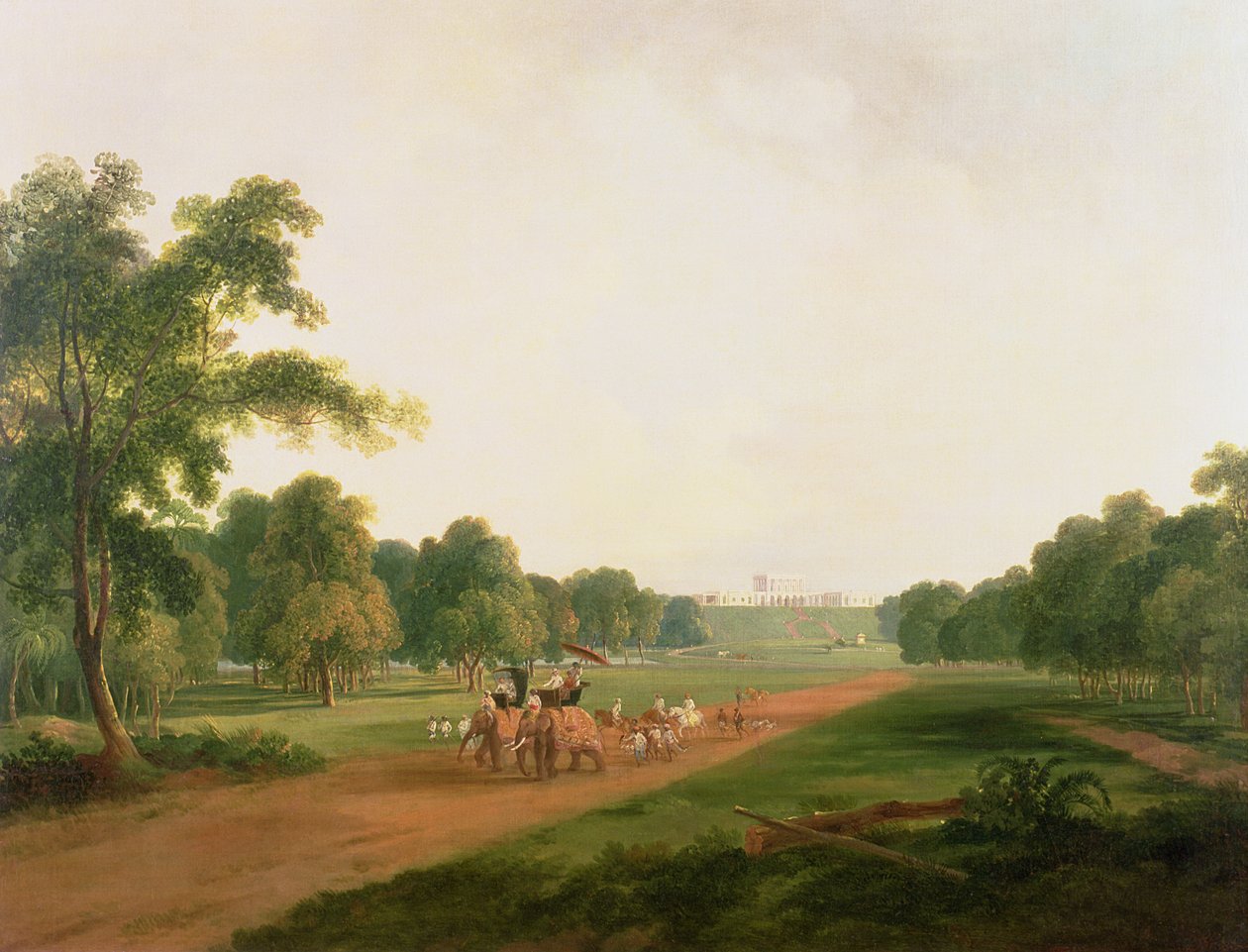 Et jaktparti i India av William Daniell