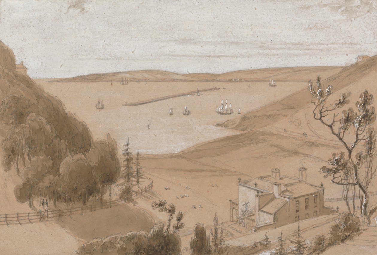 Bovisand, nær Plymouth av William Daniell