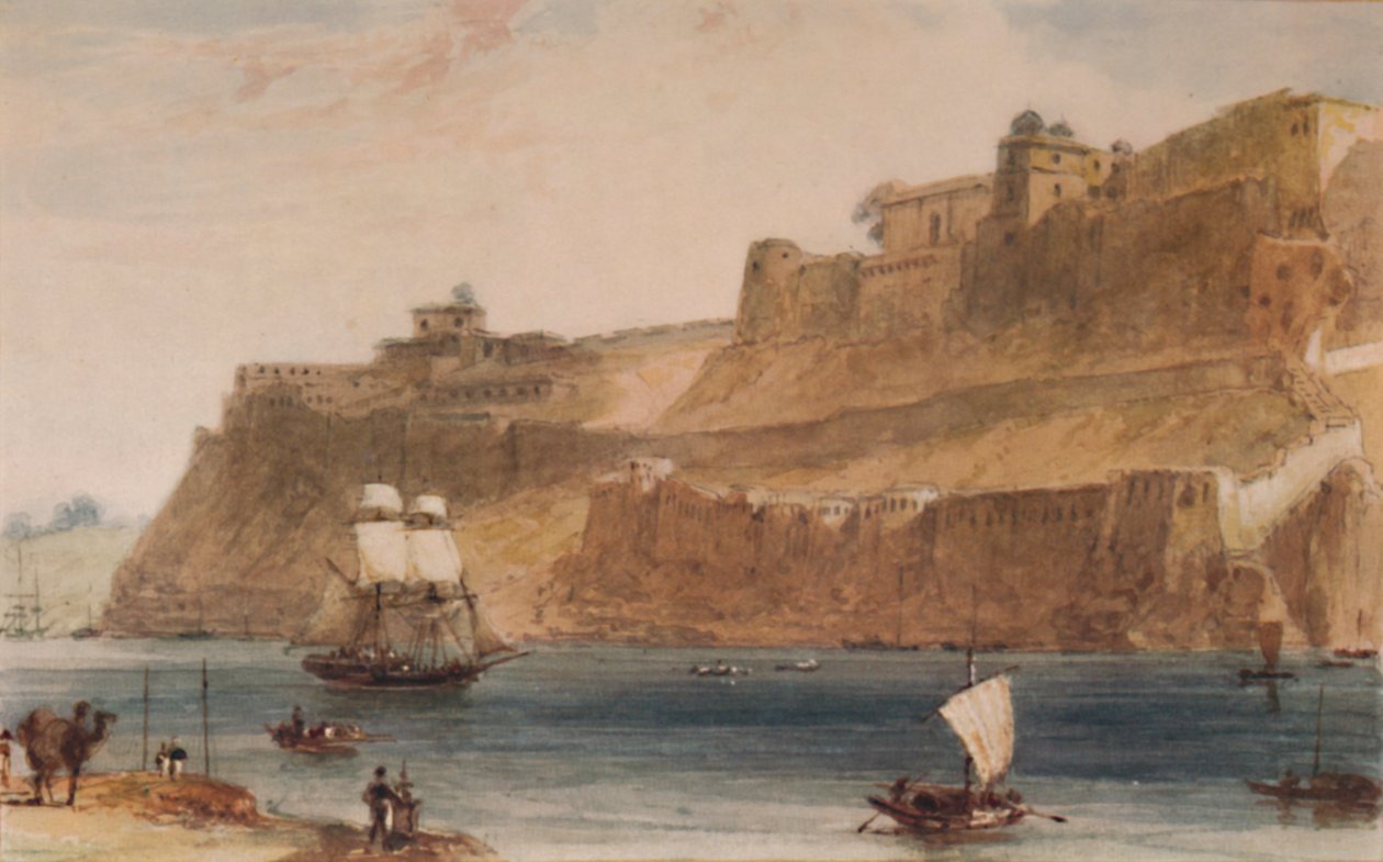 Chunar Gur, c1786-1791, 1935 av William Daniell