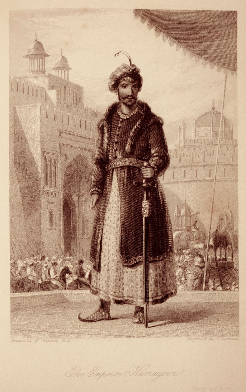 Keiser Humayoon av William Daniell