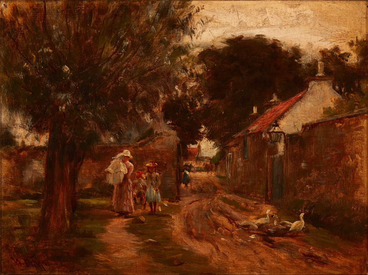 Hjem fra kirken (olje på lerret) av William Darling McKay