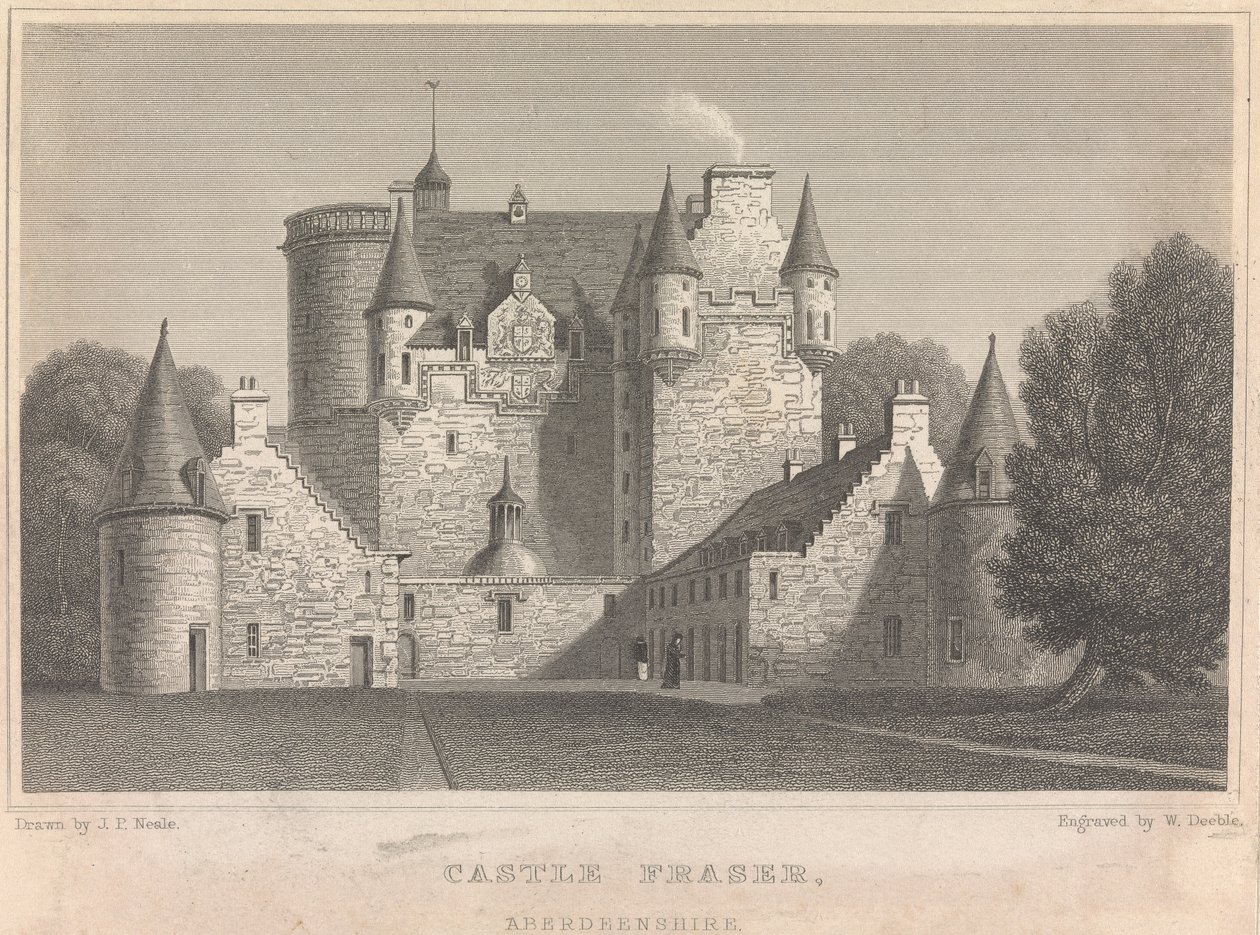 Castle Fraser, Aberdeenshire; side 4 (bind to) av William Deeble