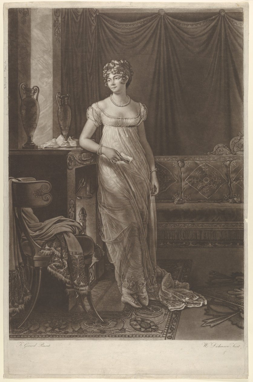 Madame Talleyrand, ca. 1808. av William Dickinson
