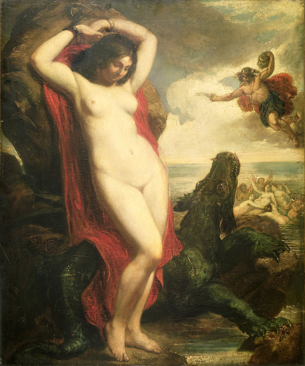 Andromeda og Perseus, ca. 1840 (olje på lerret) av William Etty