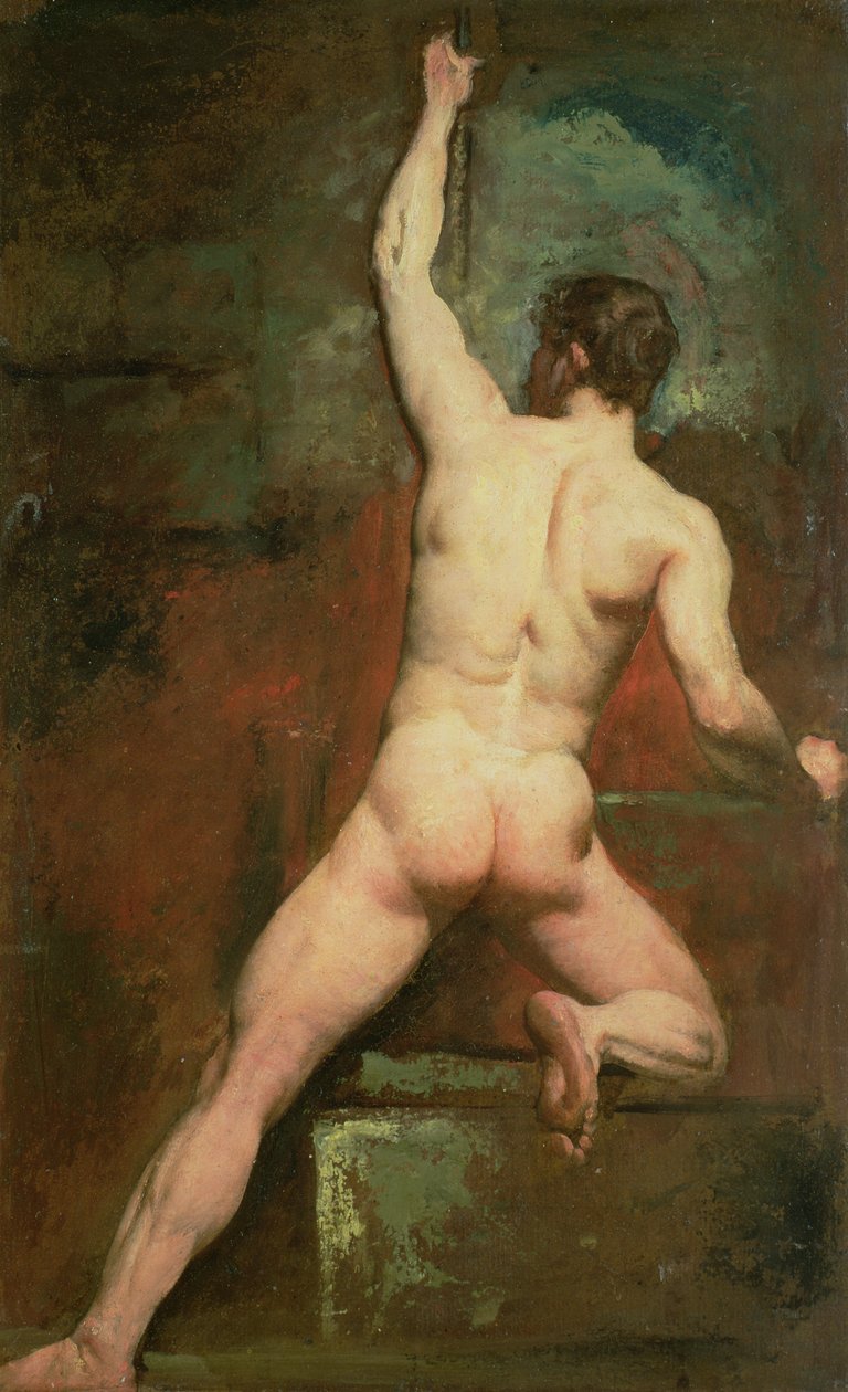 Studer for naken mann av William Etty