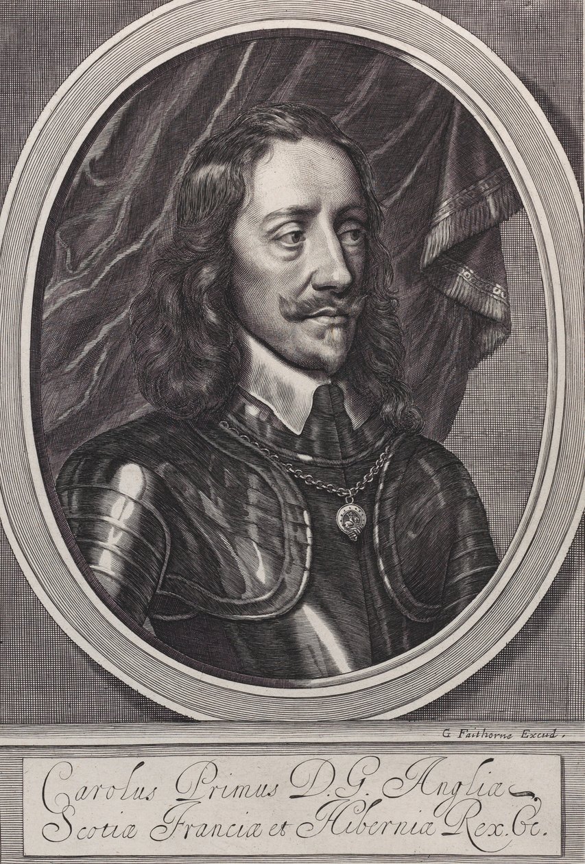 Kong Charles I, ca. 1658.. av William Faithorne