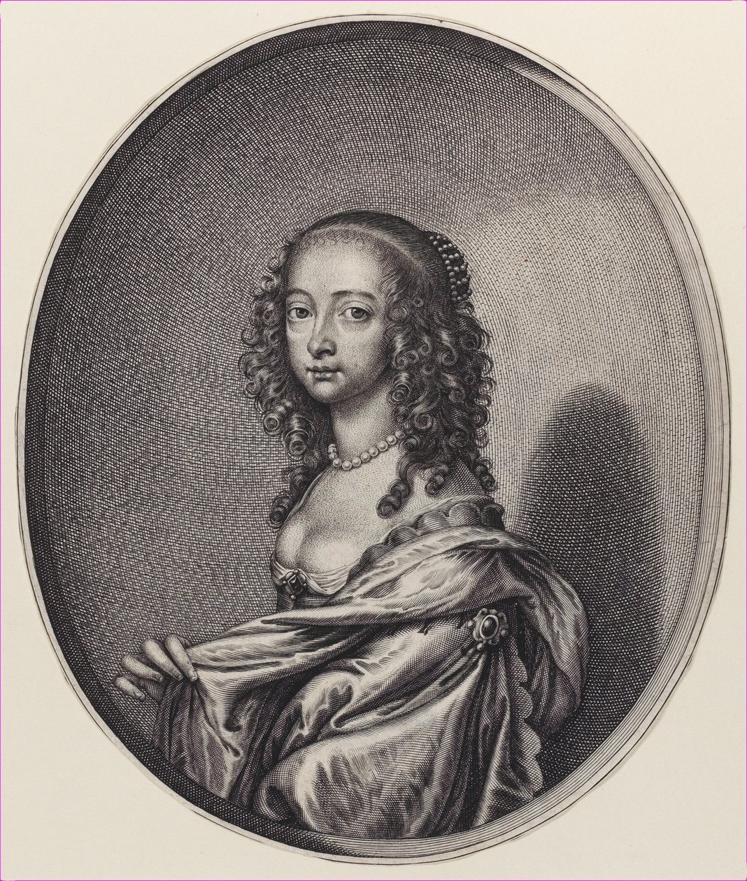 Mary, prinsesse av Orange, 1641-50. av William Faithorne
