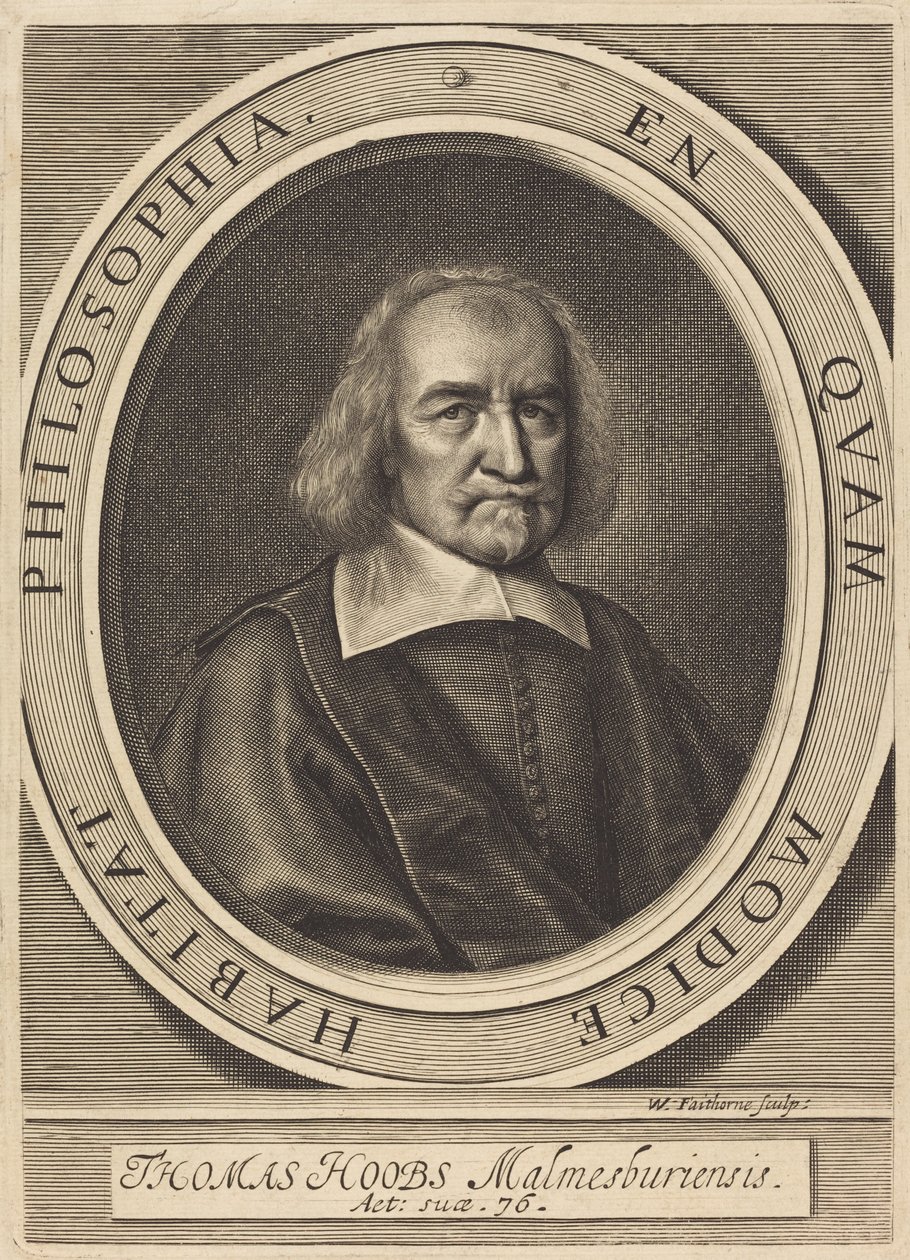 Thomas Hoobs (Thomas Hobbes) av William Faithorne