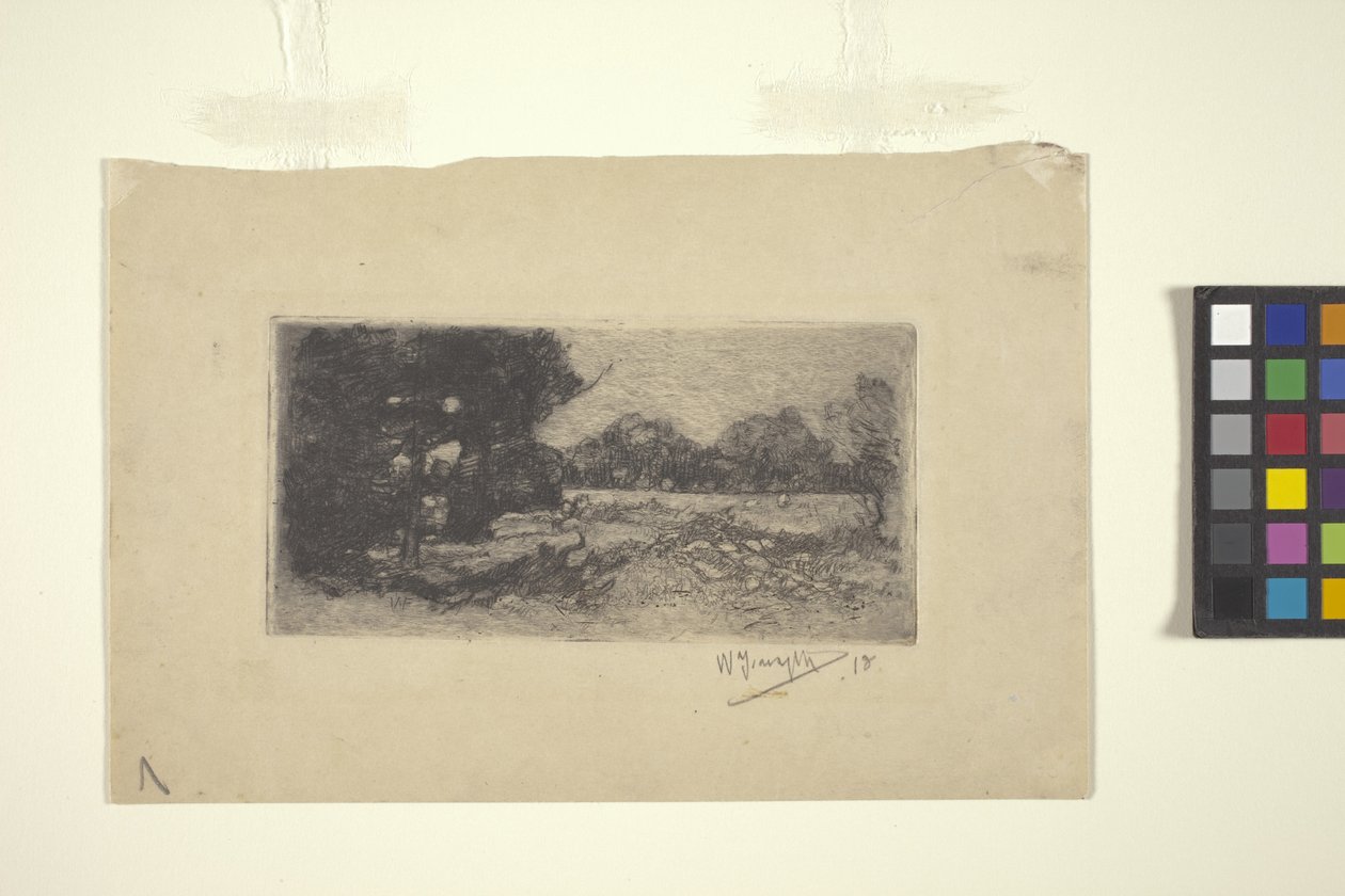 Landskap (etsing) av William Forsyth