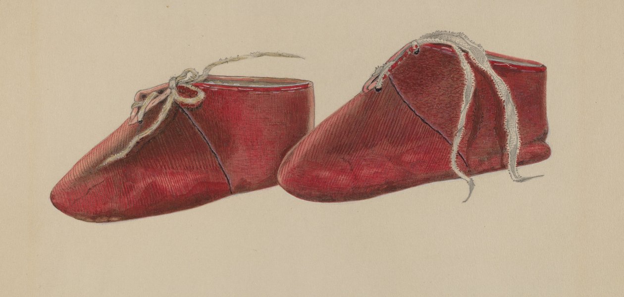 Babys sko, ca. 1937. av William Frank