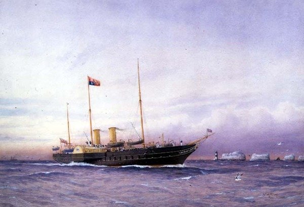 H.M. Yacht Osborne av William Frederick Mitchell