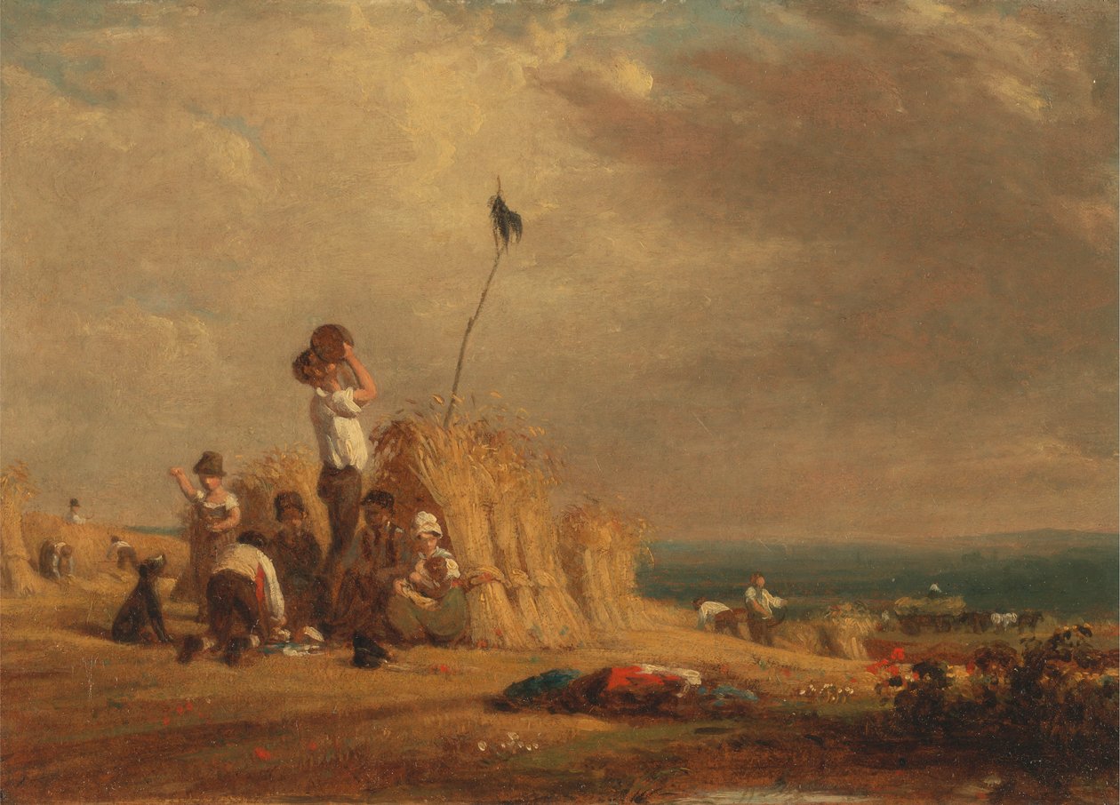 Midt på dagen hvile, høsting av William Frederick Witherington
