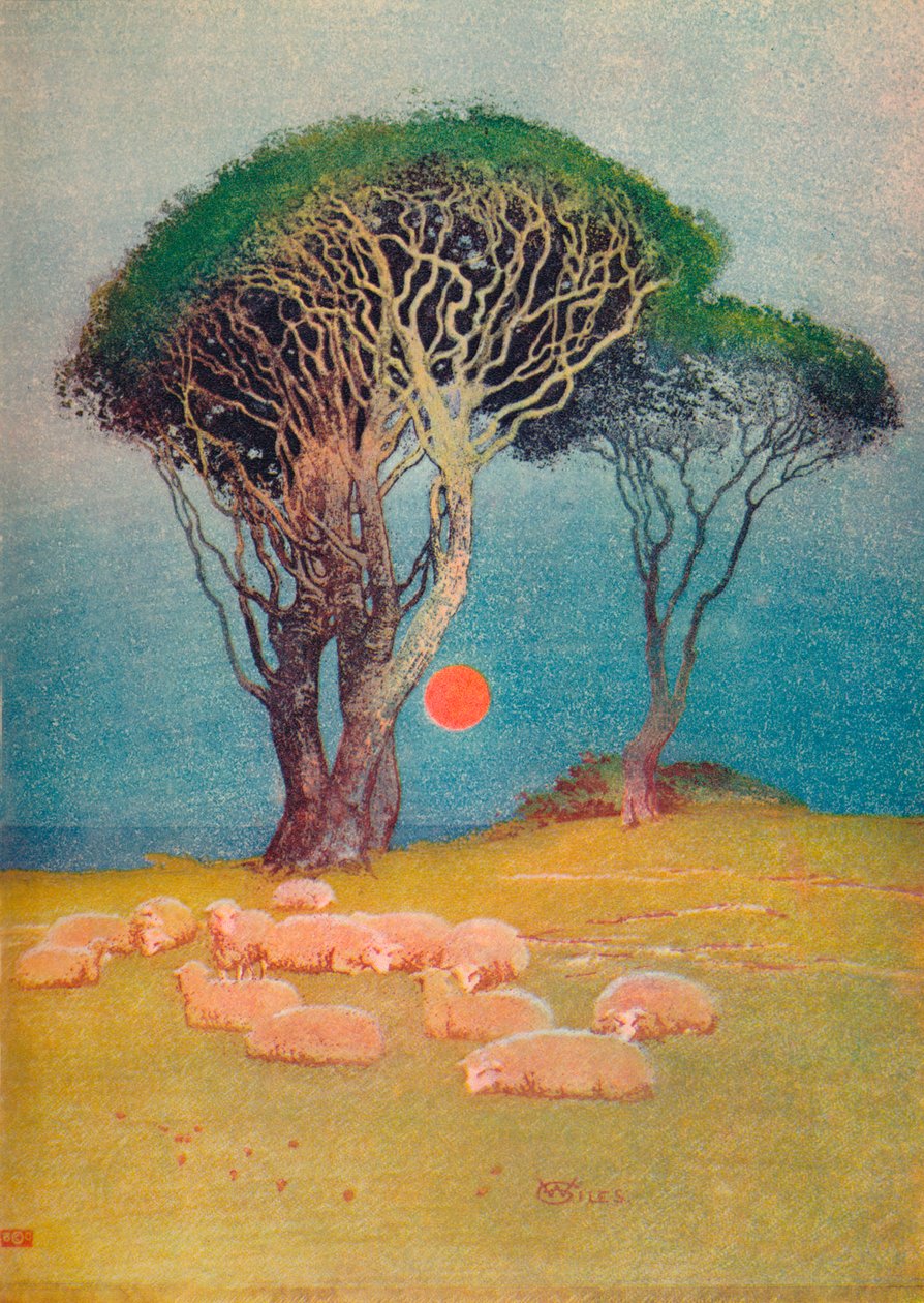 Midtsommernatt, 1919, 1928 av William Giles