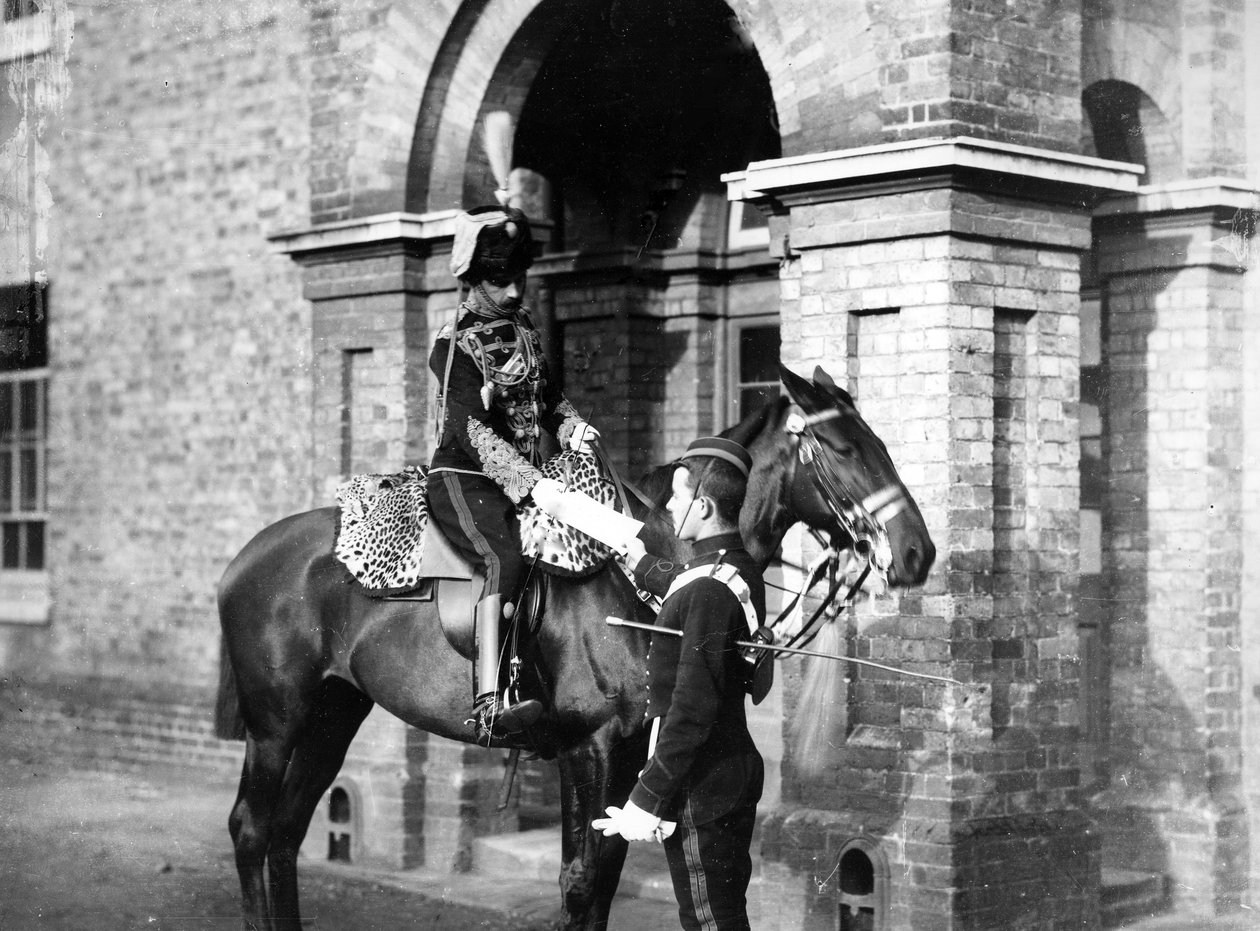 Offiser for de 3. husarer, ca. 1890-årene av William Gregory