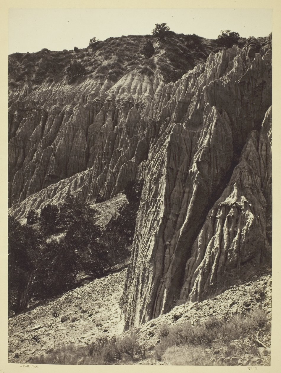 Regnskulptur, Salt Creek Canon, Utah av William H. Bell