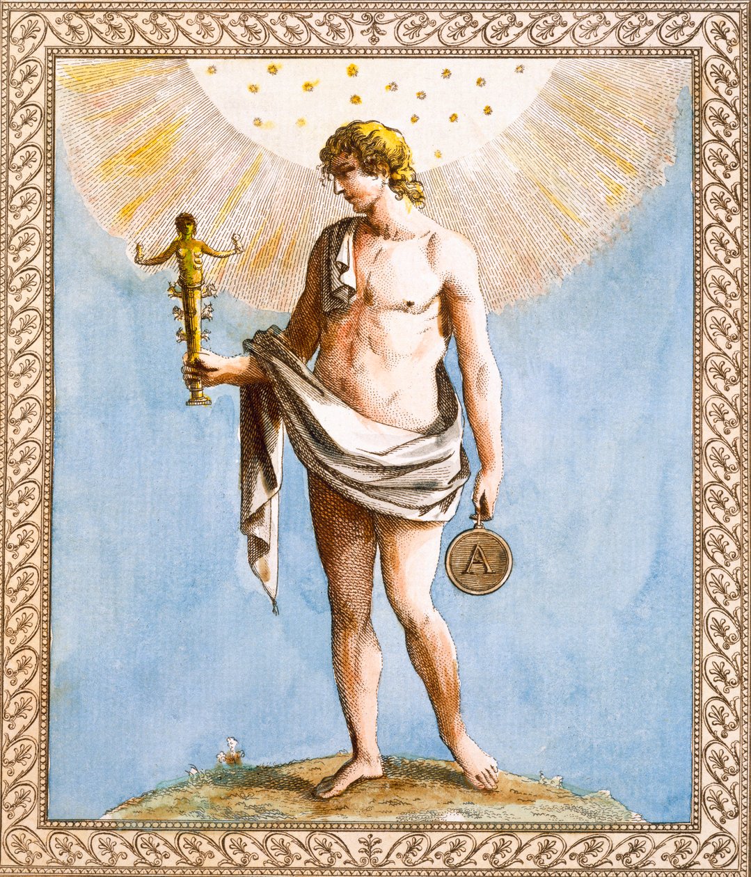 Apollo, gravert av Francesco Bartolozzi, 1799 av William Hamilton