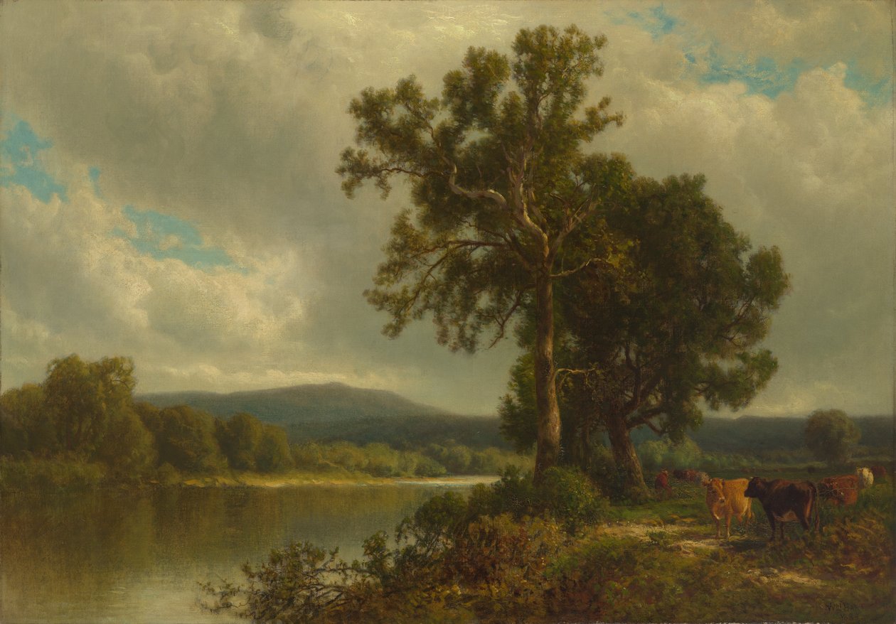 Scene ved Napanoch, 1883. av William Hart