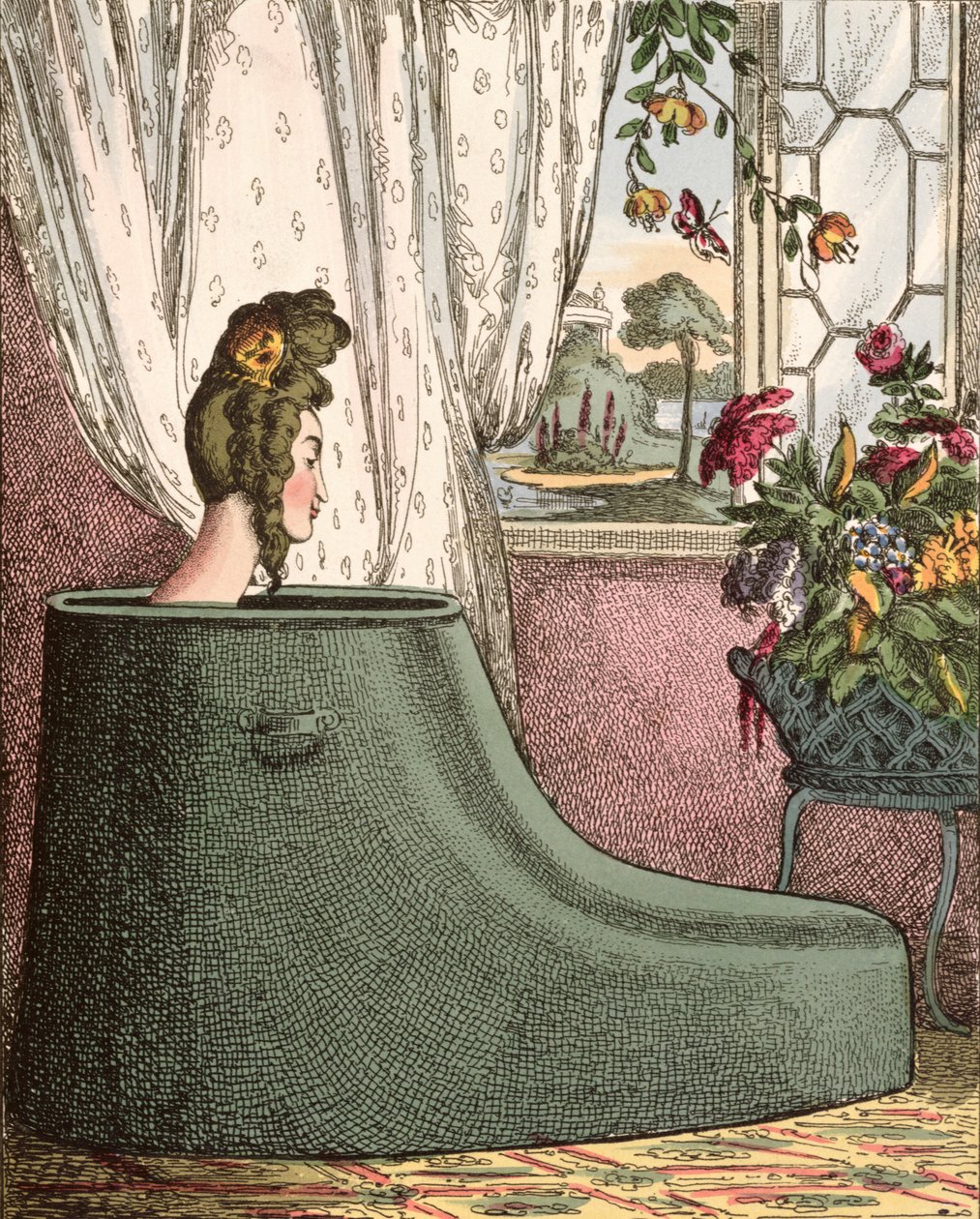 Et fint sted i varmt vær, ca. 1800 av William Heath
