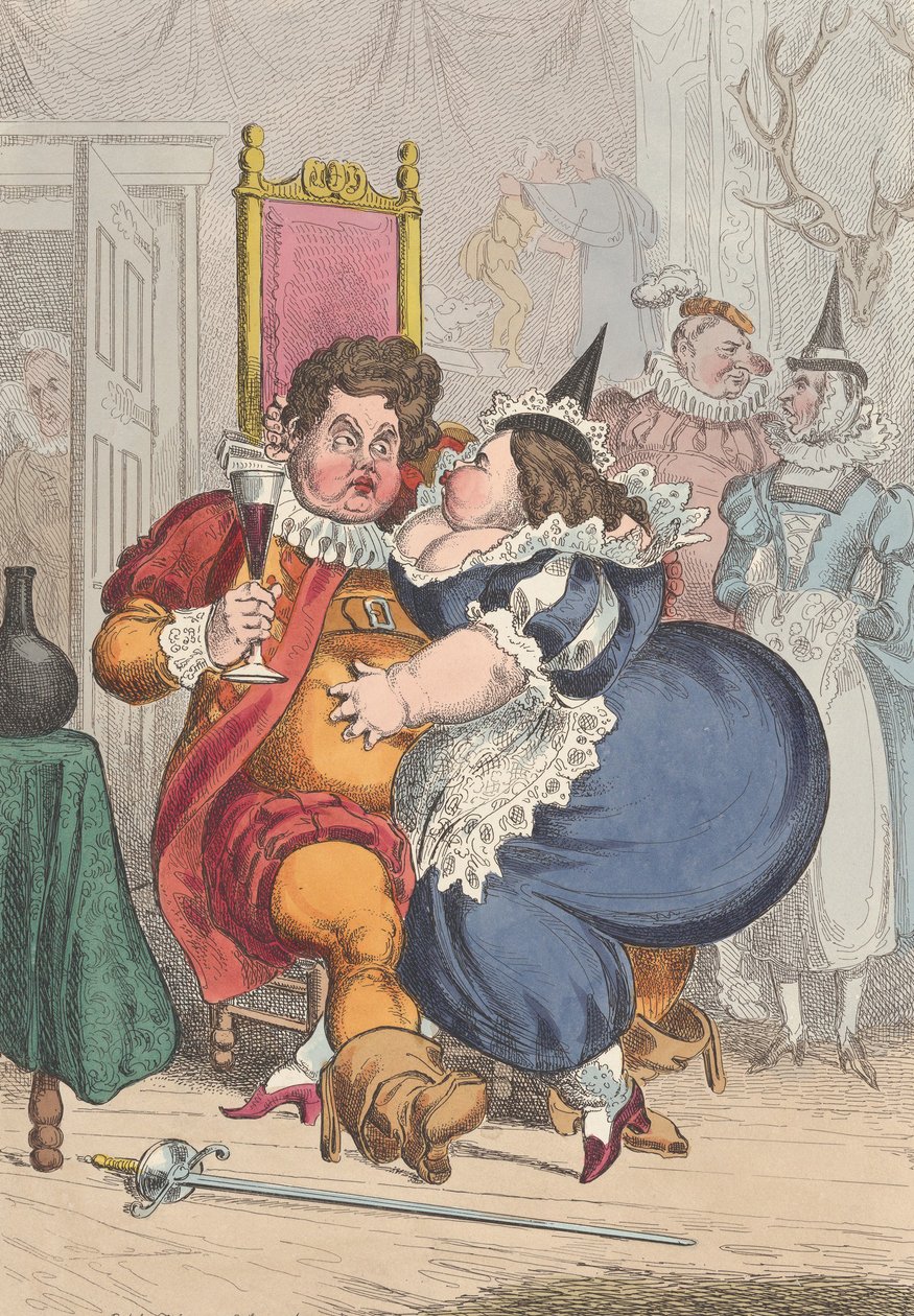 Kong Henrik IV, ca. 1827. av William Heath