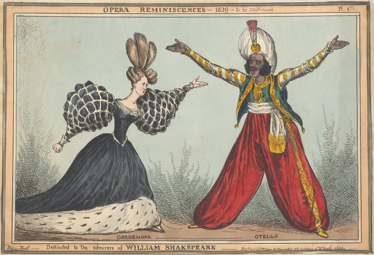 Operaminner: Desdemona og Otello av William Heath