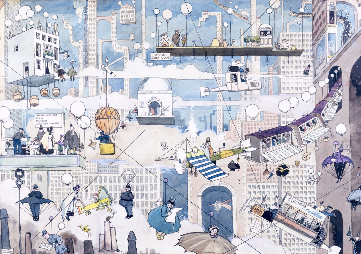 Luftliv av William Heath Robinson