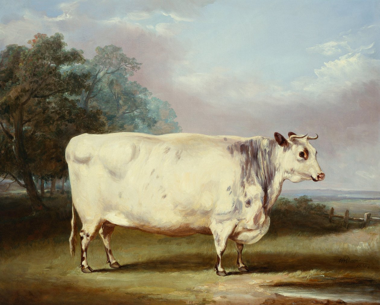 En prisku, 1838 av William Henry Davis