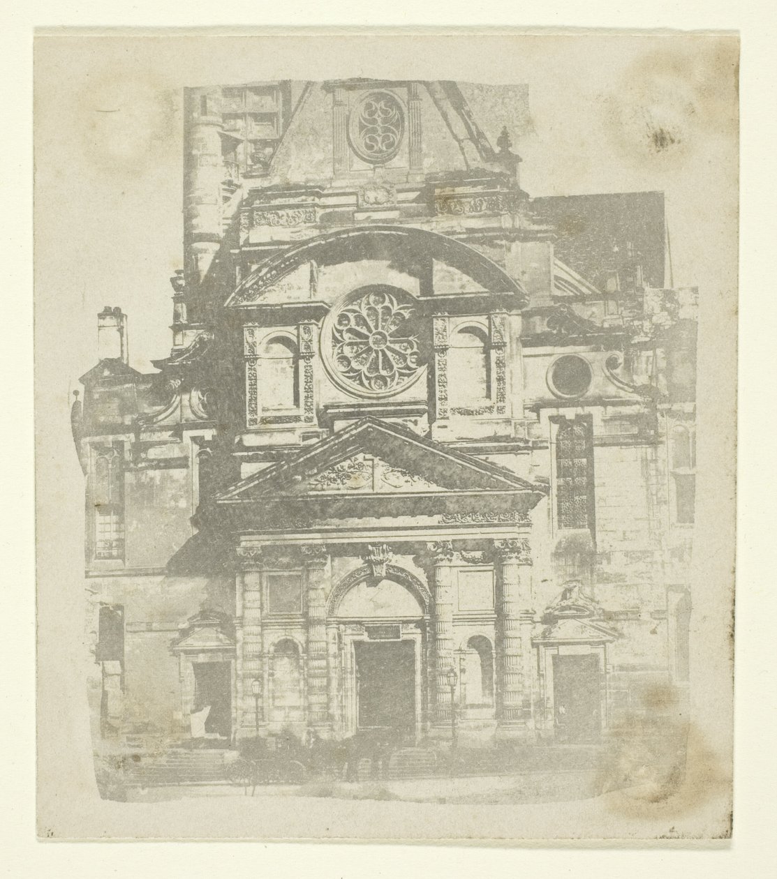 St. Etienne du Mont, Fasade av William Henry Fox Talbot