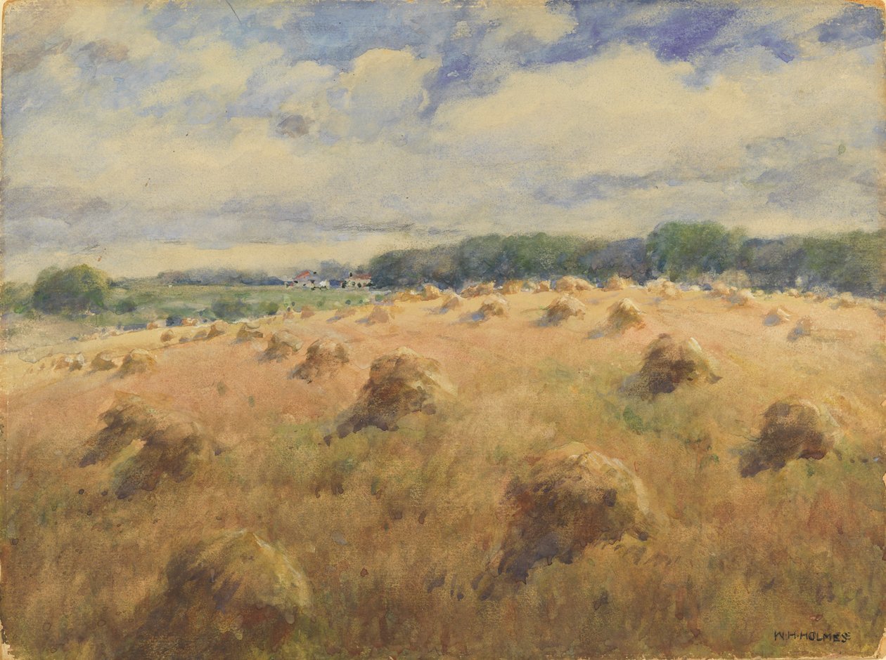 Maryland Wheat Fields, n.d. av William Henry Holmes