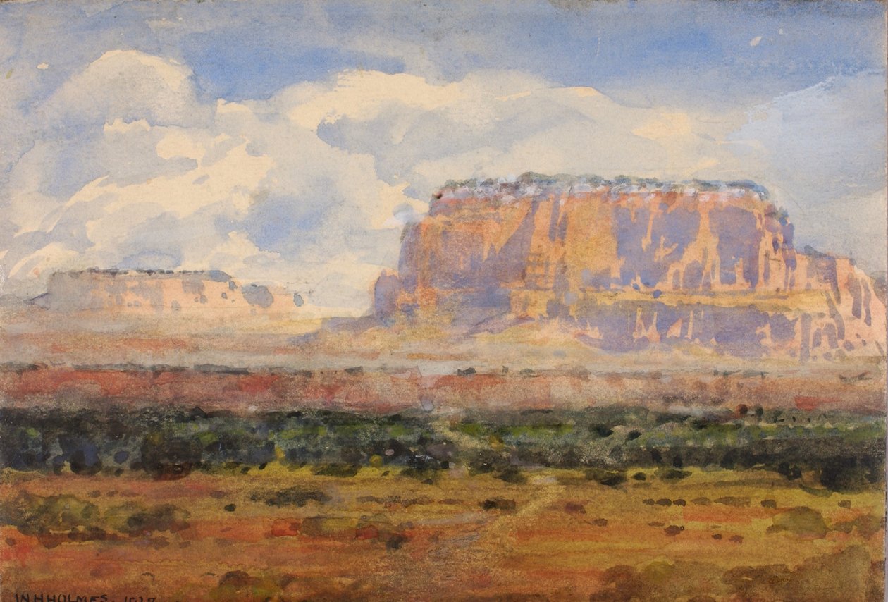 The Enchanted Mesa, 1927. av William Henry Holmes