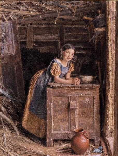 En rustikk skjønnhet av William Henry Hunt