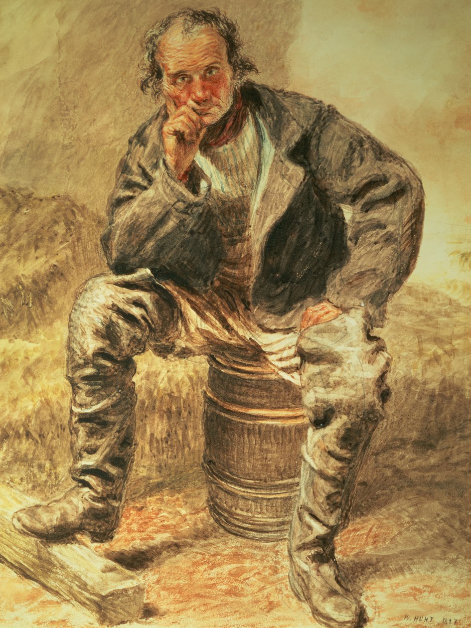 En østersmann, 1827 av William Henry Hunt