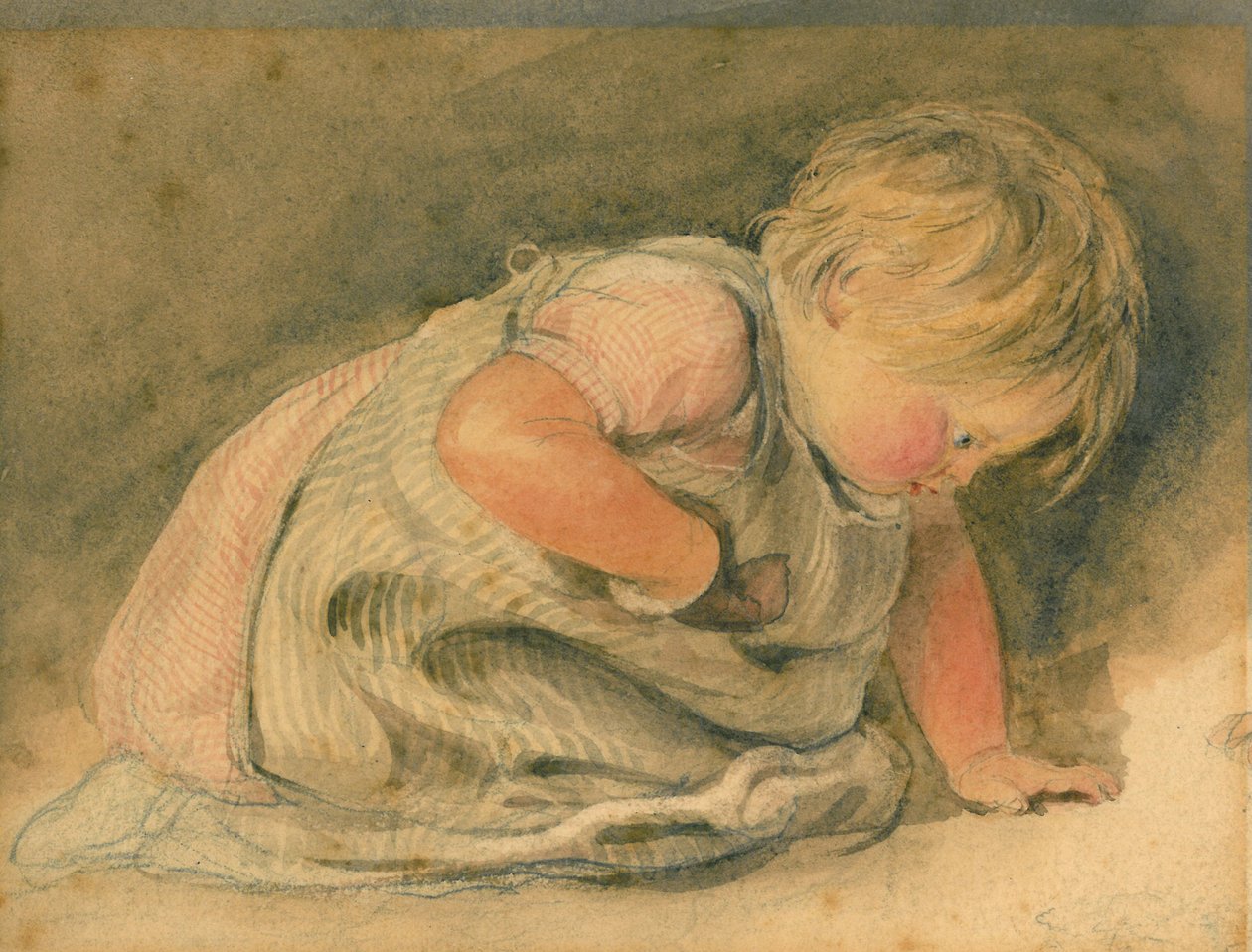 Nysgjerrighet, en skisse av William Henry Hunt